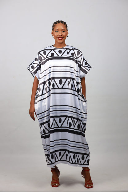 Xhosa Recreated African Bubu Dress by Tribe Afrique (Kaftan) - Tribe Afrique