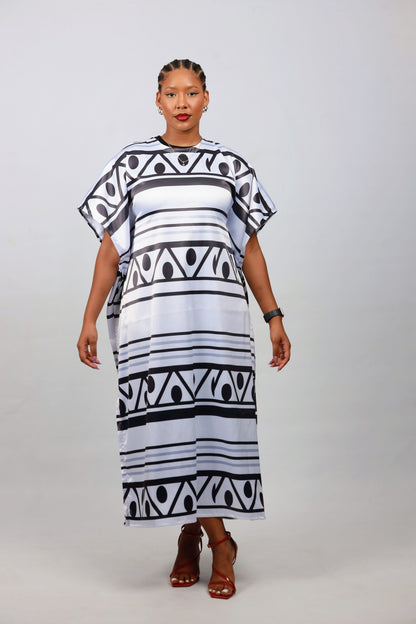Xhosa Recreated African Bubu Dress by Tribe Afrique (Kaftan) - Tribe Afrique
