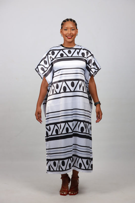 Xhosa Recreated African Bubu Dress by Tribe Afrique (Kaftan) - Tribe Afrique
