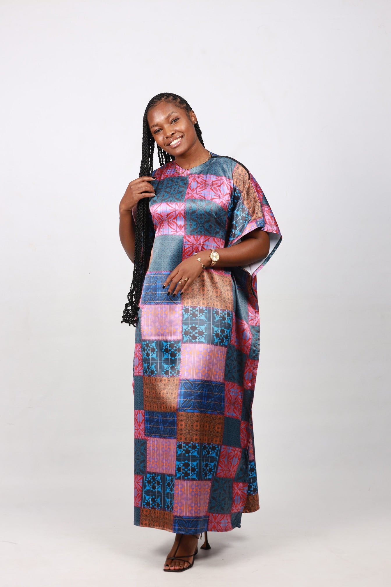 Sotho All Nation African Bubu Dress by Tribe Afrique (Kaftan) - Tribe Afrique