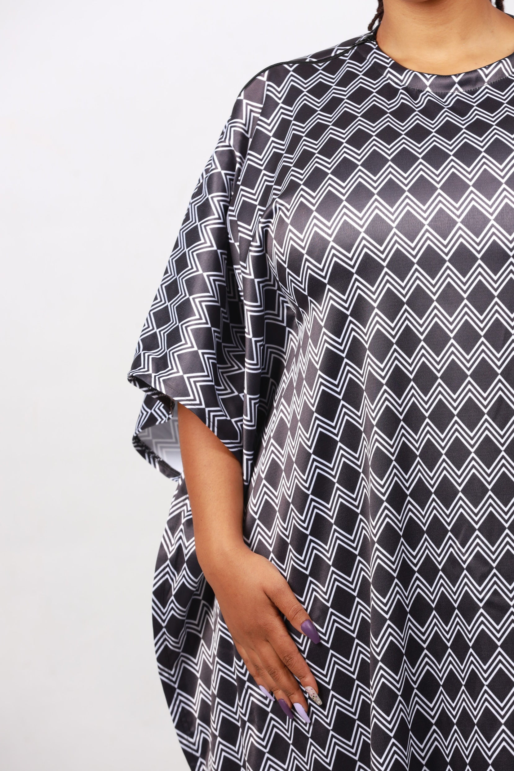 Xhosa Zig Zag African Bubu Dress by Tribe Afrique (Kaftan) - Tribe Afrique