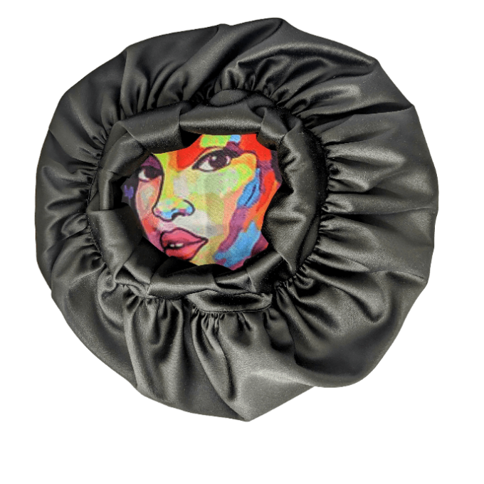 Queen Dashiki African Satin Bonnet by Tribe Afrique - Tribe Afrique