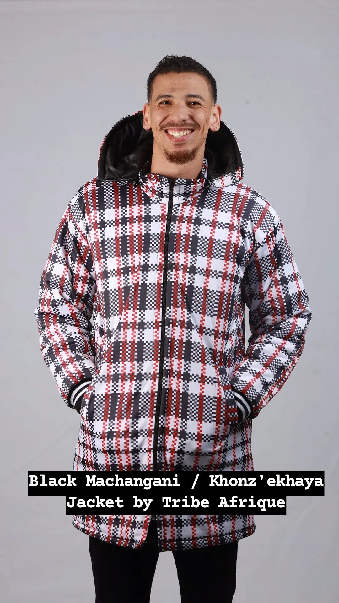 Black Machangani / Khonz'ekhaya Jacket by Tribe Afrique - Tribe Afrique