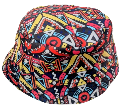 Red Kai African Bucket Hats by Tribe Afrique - Tribe Afrique