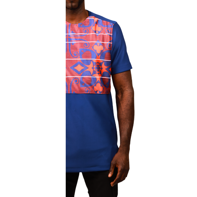 Sotho Fluorish Mens Formal African Shirt by Tribe Afriqueb