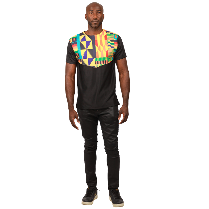 Kente Mens Formal African Shirt by Tribe Afrique