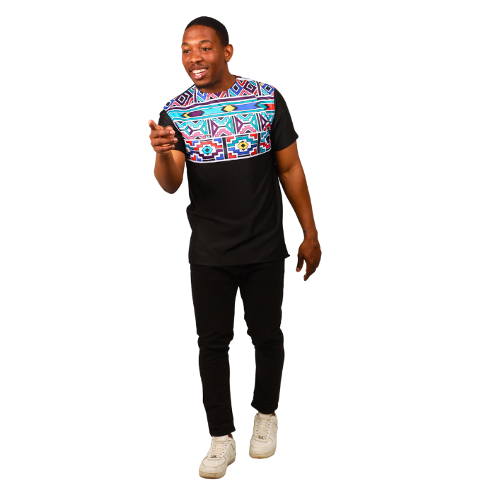New Ndebele Mens Formal African Shirt by Tribe Afrique