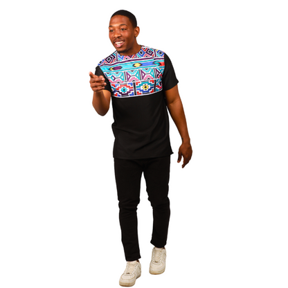 New Ndebele Mens Formal African Shirt by Tribe Afrique