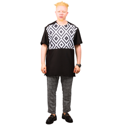 Xhosa Puzzle Mens Formal African Shirt by Tribe Afrique
