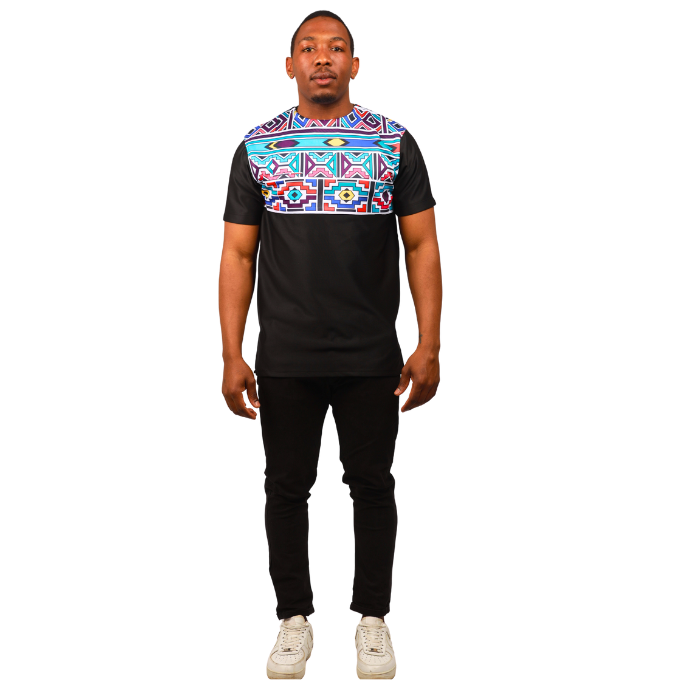 New Ndebele Mens Formal African Shirt by Tribe Afrique