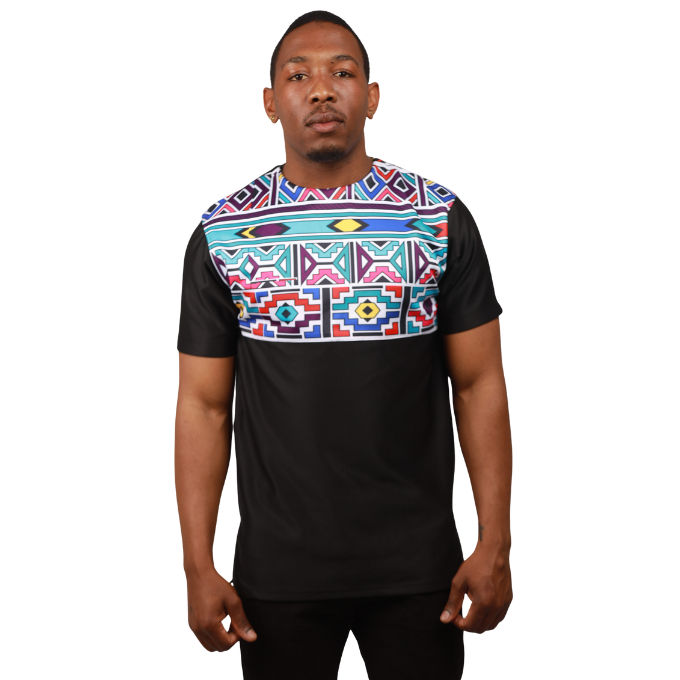 New Ndebele Mens Formal African Shirt by Tribe Afrique