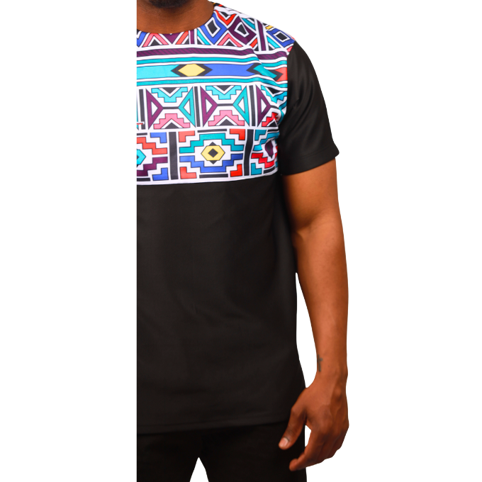 New Ndebele Mens Formal African Shirt by Tribe Afrique