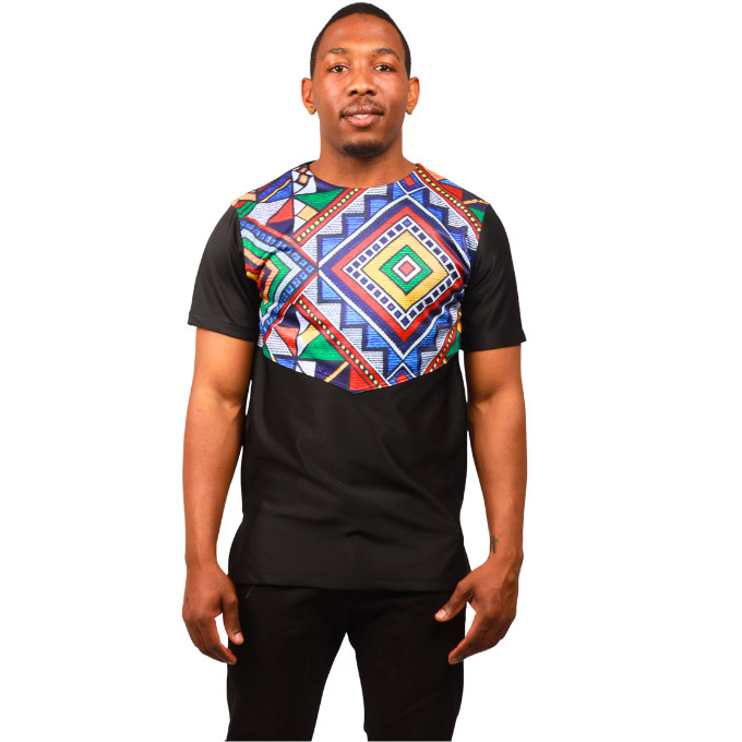 Ndebele Nananom Mens Formal African Shirt by Tribe Afrique