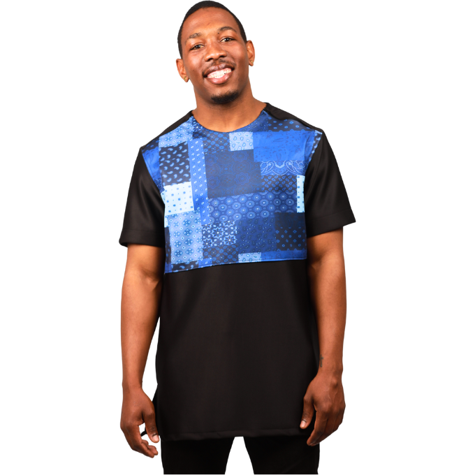 Shweshwe All Nations Mens Formal African Shirt by Tribe Afrique