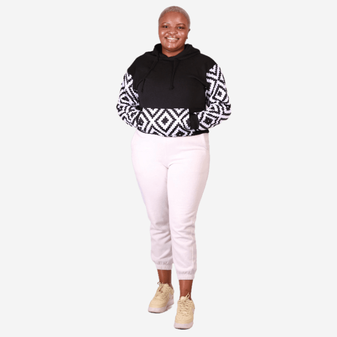 Xhosa Puzzle Sleeves African Hoodie - Black Tribe Afrique