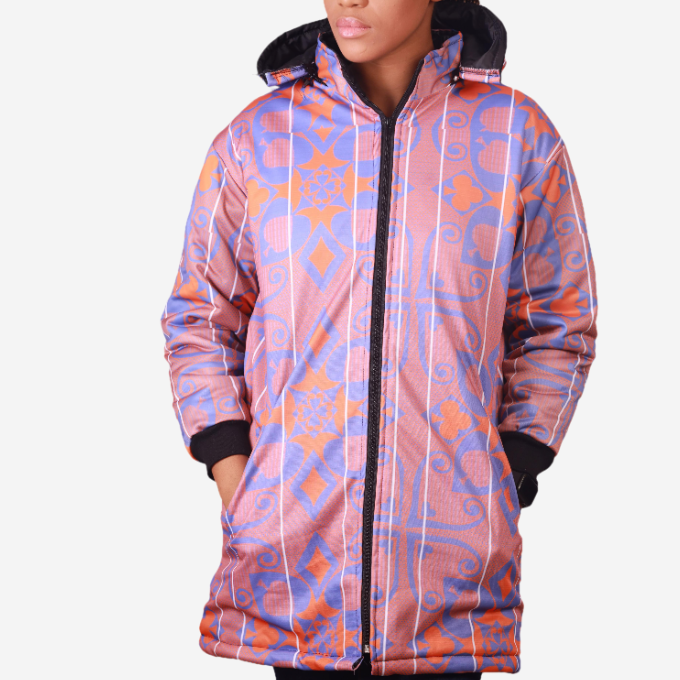 Sotho Long Jacket with Removable hood Tribe Afrique