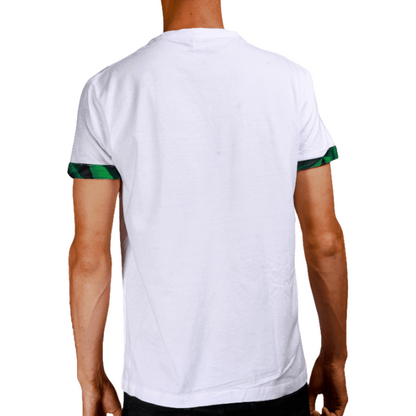 White Adinkra Africa Map Shirt by Tribe Afrique Tribe Afrique