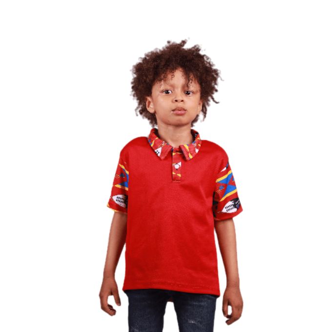 Kids Swati Puzzle African Heritage Shirt by Tribe Afrique Tribe Afrique