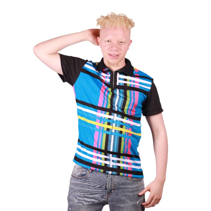 Blue Venda African Golf Shirt Tribe Afrique
