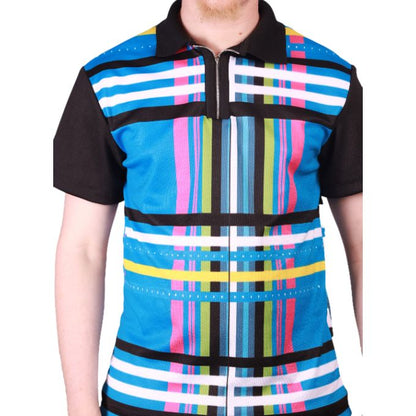 Blue Venda African Golf Shirt Tribe Afrique
