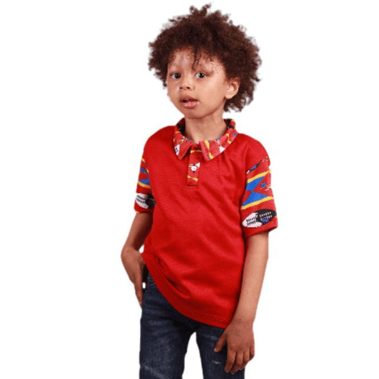 Kids Swati Puzzle African Heritage Shirt by Tribe Afrique Tribe Afrique