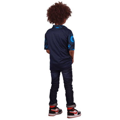 Kids Shweshwe African Heritage Shirt by Tribe Afrique Tribe Afrique