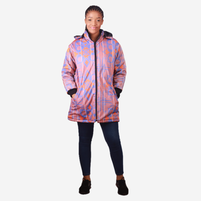 Sotho Long Jacket with Removable hood Tribe Afrique
