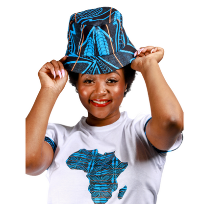 White Sotho Africa Map Shirt by Tribe Afrique Tribe Afrique