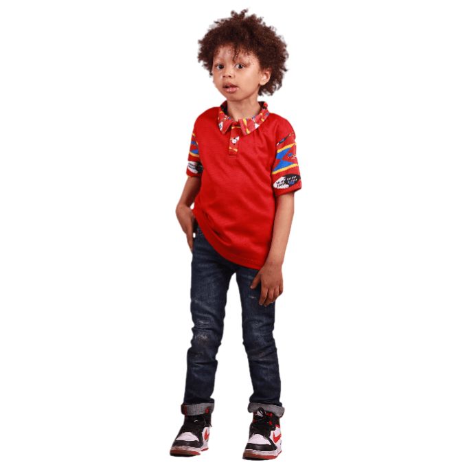 Kids Swati Puzzle African Heritage Shirt by Tribe Afrique Tribe Afrique