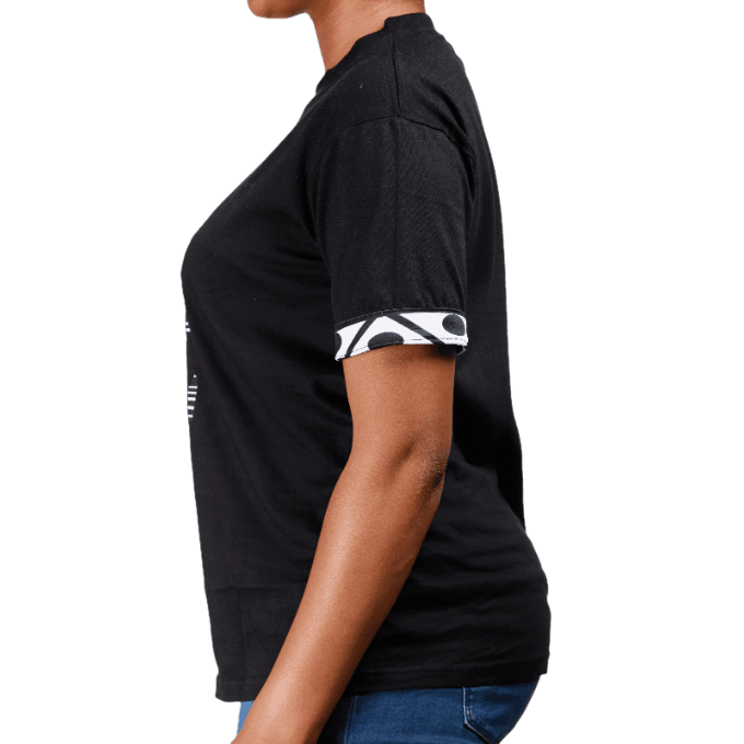 Black Xhosa Africa Map Shirt by Tribe Afrique Tribe Afrique