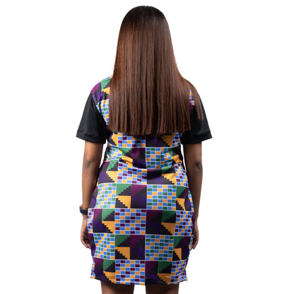 Adom Kente African Golfer Dress by Tribe Afrique