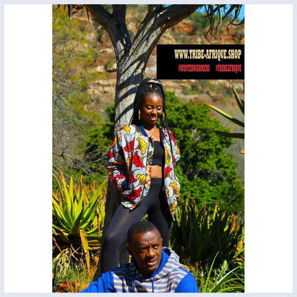 African Omanba Ankara Bomber Jackets-Tribe Afrique-Tribe Afrique