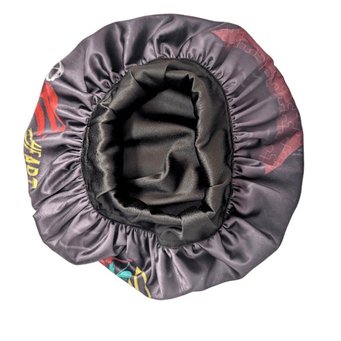 African Puzzle Beauty Reversible Bonnet by Tribe Afrique - Tribe Afrique