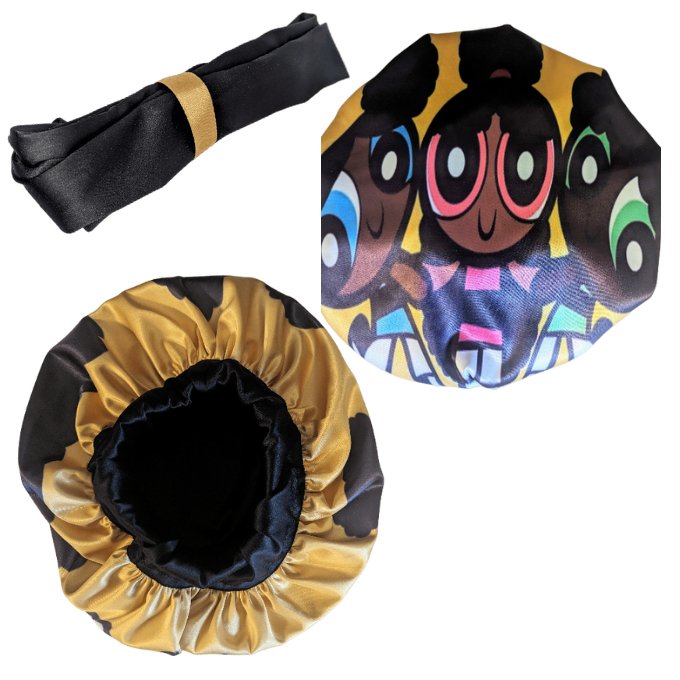 African Spice Gals Reversible Bonnet by Tribe Afrique - Tribe Afrique