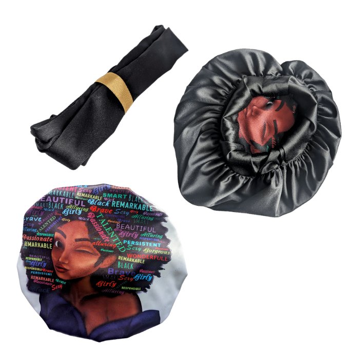 African Wink affirmation Bonnet by Tribe Afrique - Tribe Afrique