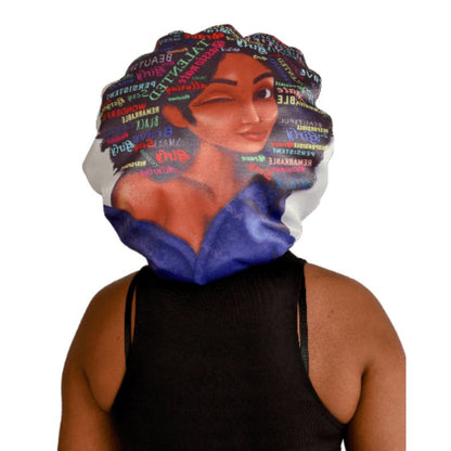 African Wink affirmation Bonnet by Tribe Afrique - Tribe Afrique