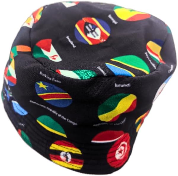 Adult size - Tribe Afrique All African Flags Bucket Hat - Tribe Afrique