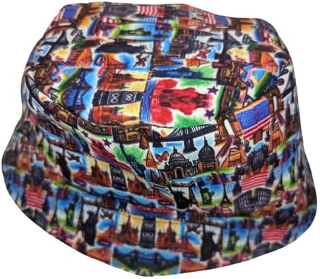 Proudly American Landmarks African Bucket Hat - Tribe Afrique
