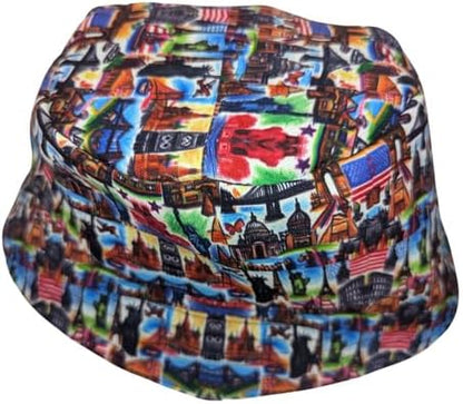 Proudly American Landmarks African Bucket Hat - Tribe Afrique