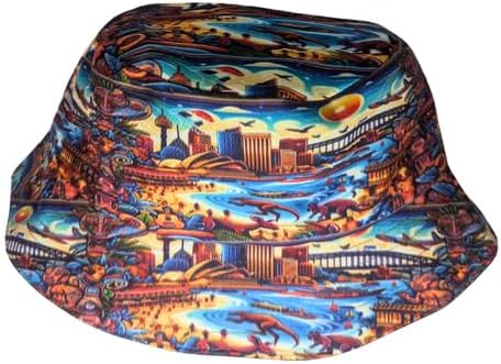 Famous Australian Landmarks Tourist Bucket Hat - Tribe Afrique