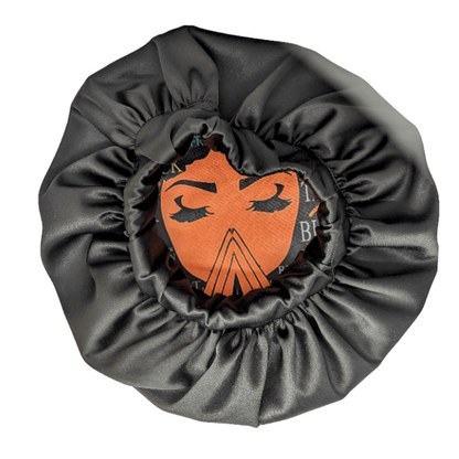 Blacknificent Queen African Satin Bonnet by Tribe Afrique - Tribe Afrique
