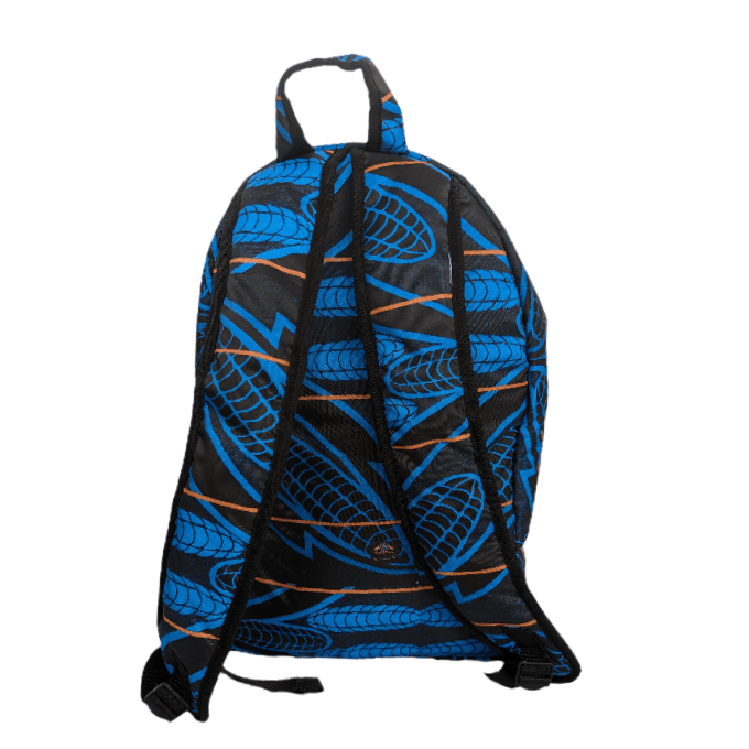 Blue Sotho African Laptop Backpack by Tribe Afrique Tribe Afrique