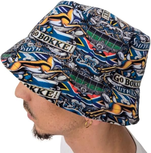 Multi Go Bokke Springbok Supporters Bucket hat by Tribe Afrique - Tribe Afrique