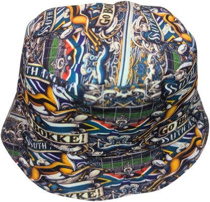 Multi Go Bokke Springbok Supporters Bucket hat by Tribe Afrique - Tribe Afrique