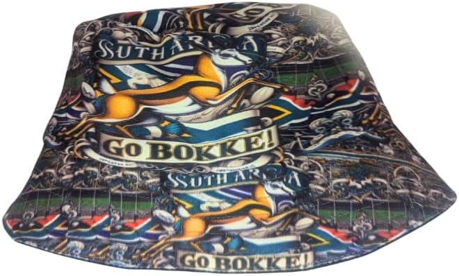 Springbok Supporters 'Go Bokke' African Bucket Hat by Tribe Afrique - Tribe Afrique