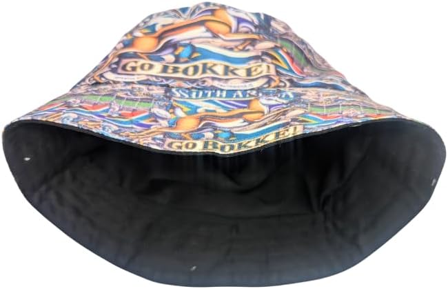 Springbok Supporters 'Go Bokke' African Bucket Hat by Tribe Afrique - Tribe Afrique