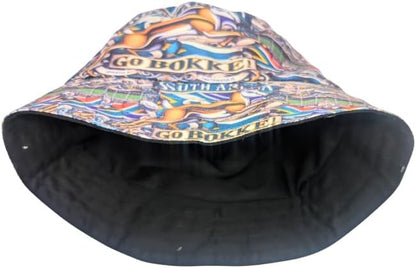 Springbok Supporters 'Go Bokke' African Bucket Hat by Tribe Afrique - Tribe Afrique
