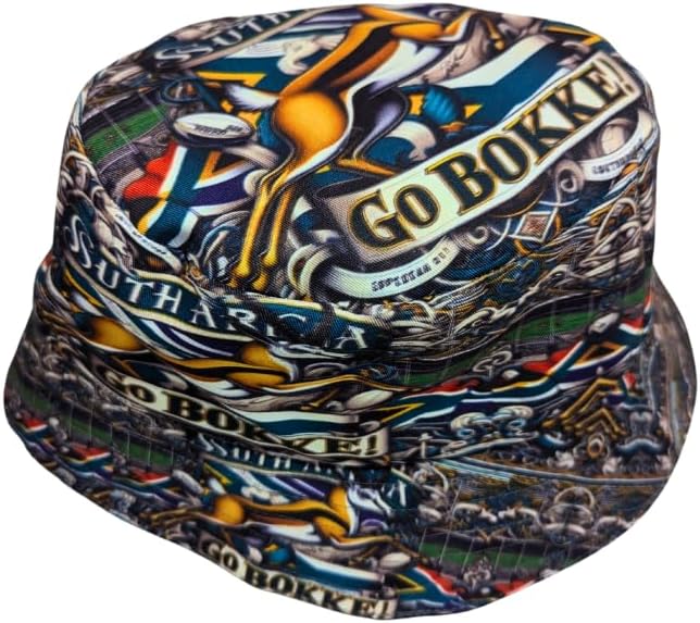 Springbok Supporters 'Go Bokke' African Bucket Hat by Tribe Afrique - Tribe Afrique