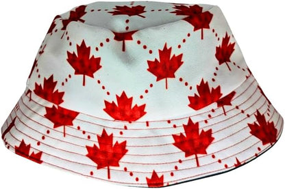 Proudly Canadian Flag African Bucket hat by Tribe Afrique - Tribe Afrique