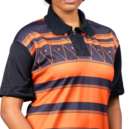 Orange Xhosa African Golfer Dress by Tribe Afrique
